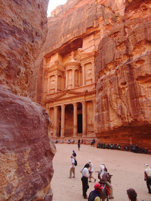 Approaching Al Khazneh (the Treasury)